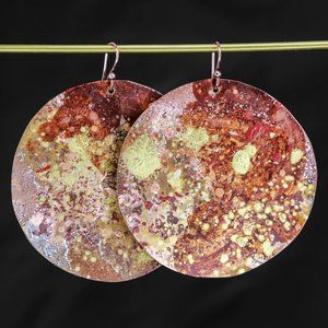 Abstract Moon Earrings
